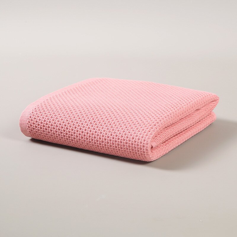 Bath Towel Manufacturer - Pure Cotton Class a Waffle Cross-border Cotton Jacquard Soft and Absorbent Facial Wash