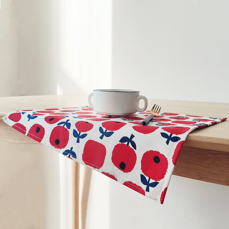 Napkins Manufacturer - Nordic Style Home Cotton Fabric Printed Tea Towels Kitchen Towels