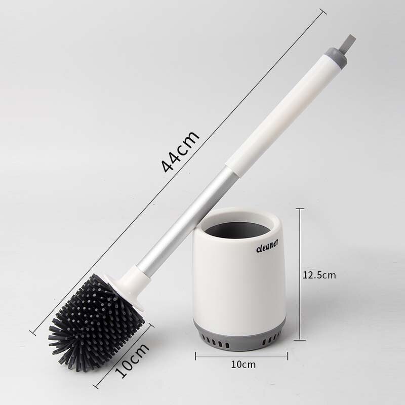 Toilet Brush Set Manufacturer - Silicon Ventilation with Holder Bathroom Cleaning Brushes