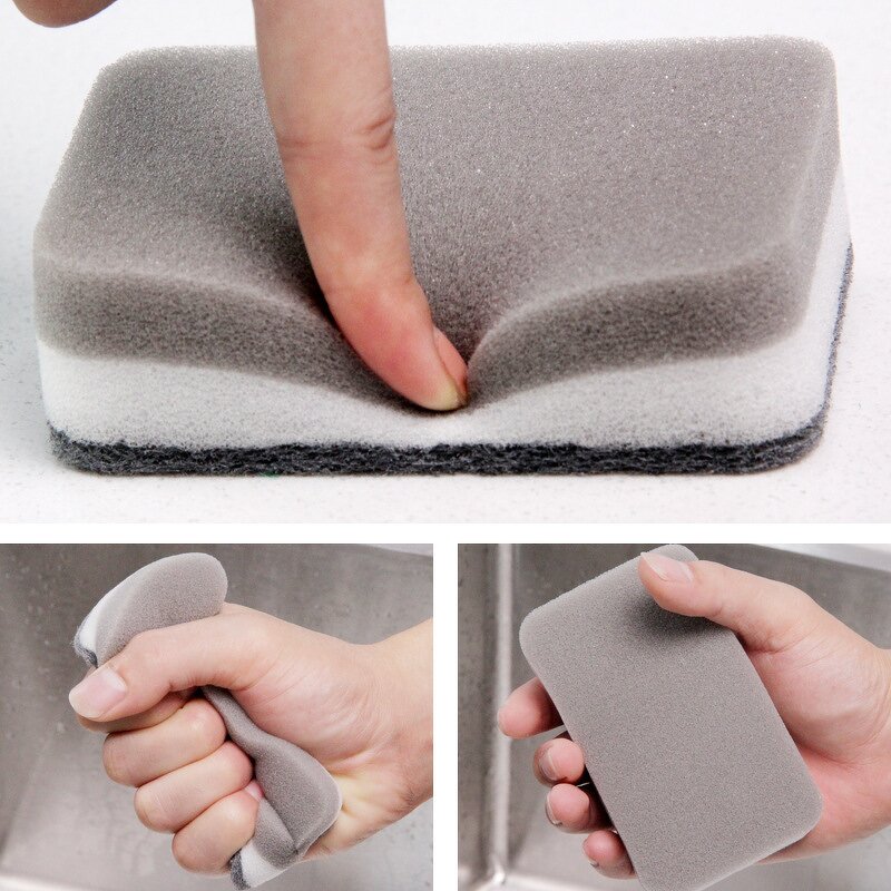 Cleaning Sponge Manufacturer - Thickened Dish-washing Kitchen Double-layer Cotton Sink Dish Pot