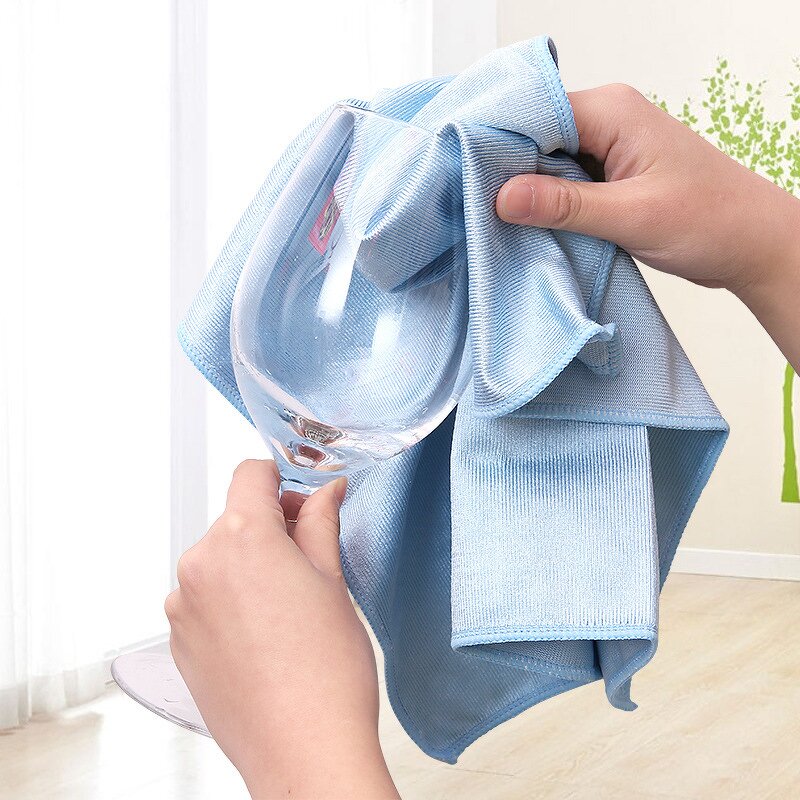 Glass Cleaning Cloth Manufacturer - Ultra-Fine Fiber Microfiber Home with Strong Water Absorption Oil Removal Traceless