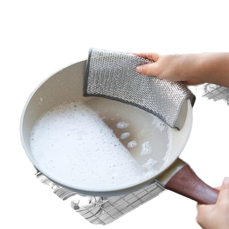 Microfiber Dishwashing Rags Manufacturer - Polyester Multipurpose Wet Dry Kitchen Cleaning Cloths for Dry Wet Dishes Wire
