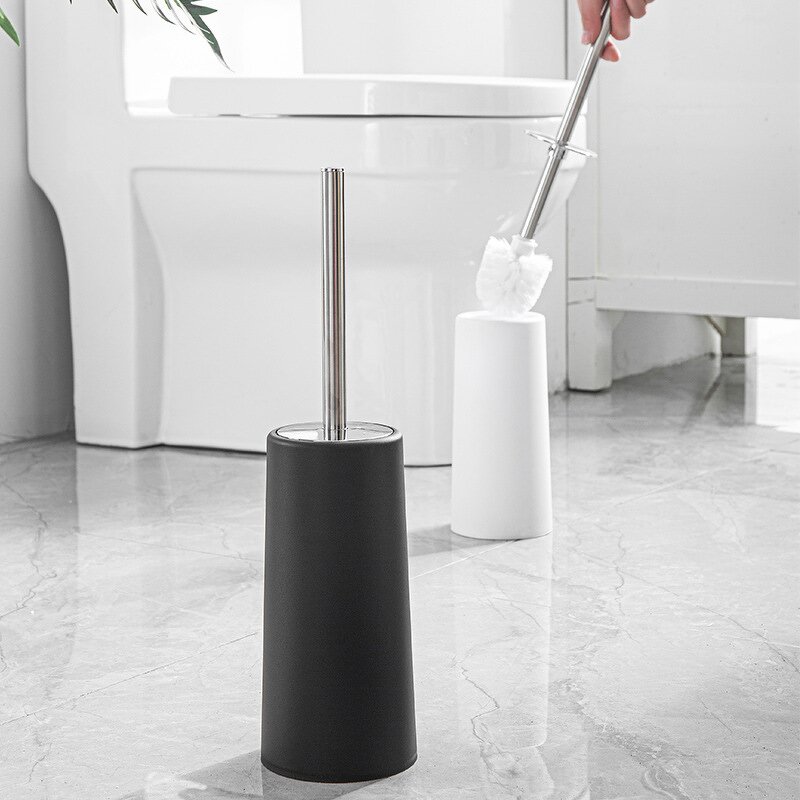 Toilet Bowl Brush Set Manufacturer - 304 Stainless Steel Long Handle with Plastic Component