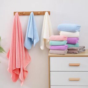 Wash Towels Manufacturer - Two Piece Set Pineapple Coral Plush Soft Quick-Drying Absorbent Breathable Knitted Household