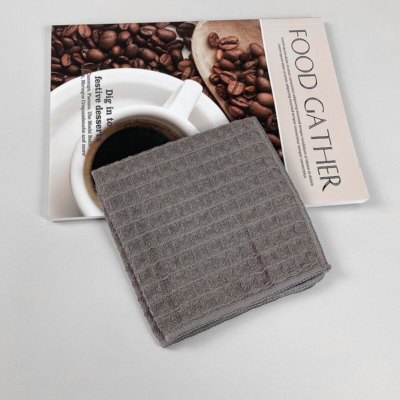 Micro Fiber Cloth Manufacturer - Waffle for Kitchen Furniture Coffee Maker Cleaning Thickened Water Absorbing Quick Drying