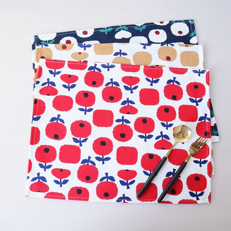 Napkins Manufacturer - Nordic Style Home Cotton Fabric Printed Tea Towels Kitchen Towels