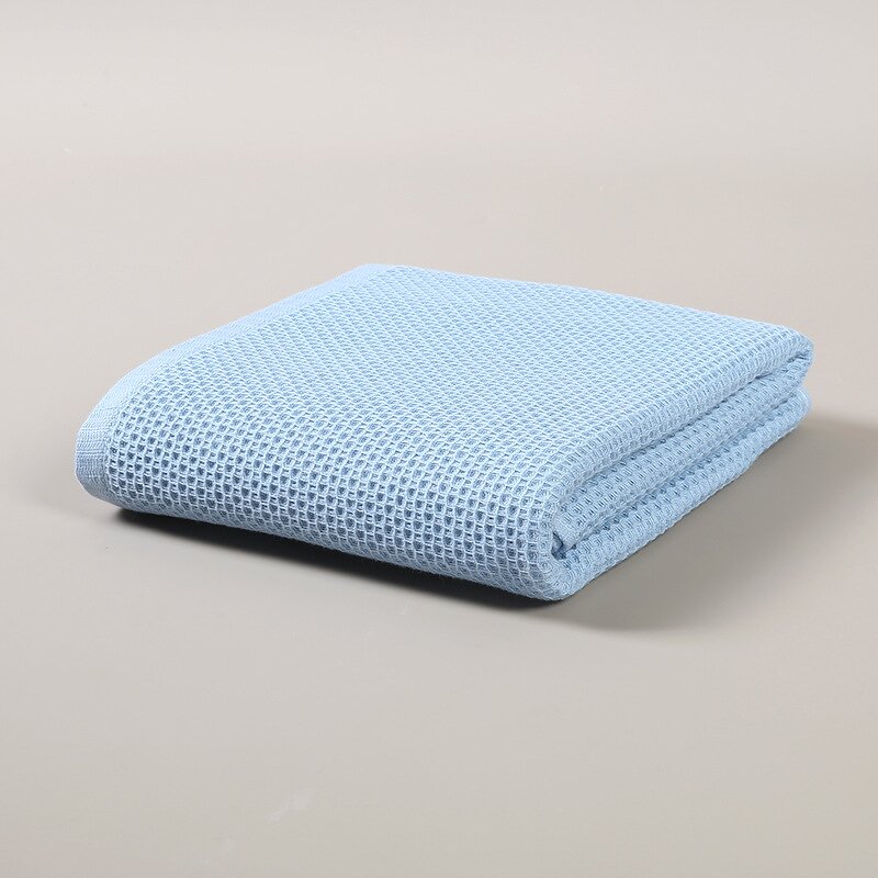 Bath Towel Manufacturer - Pure Cotton Class a Waffle Cross-border Cotton Jacquard Soft and Absorbent Facial Wash