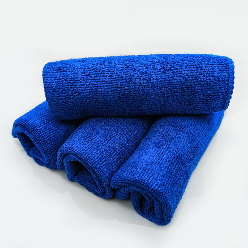 Microfiber Cloth Manufacturer - Blue 30 * 30cm Square Kitchen Cleaning Rag