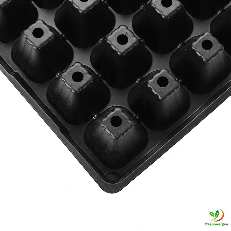 Seedling Tray Manufacturer - Round 50 72 105 128 200 Cells Plastic Starter Wholesale for Vegetable Flower Seed Germination
