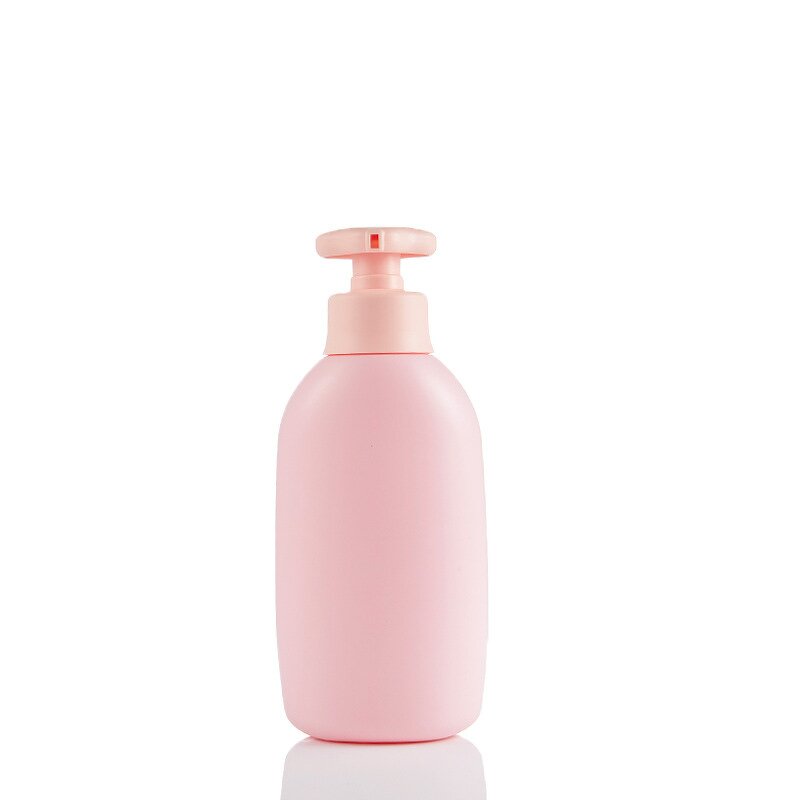 Shower Gel Bottle Manufacturer - Hot Sale 280ml380ml500ml pink Children's PE Plastic Baby Lotion Bottle