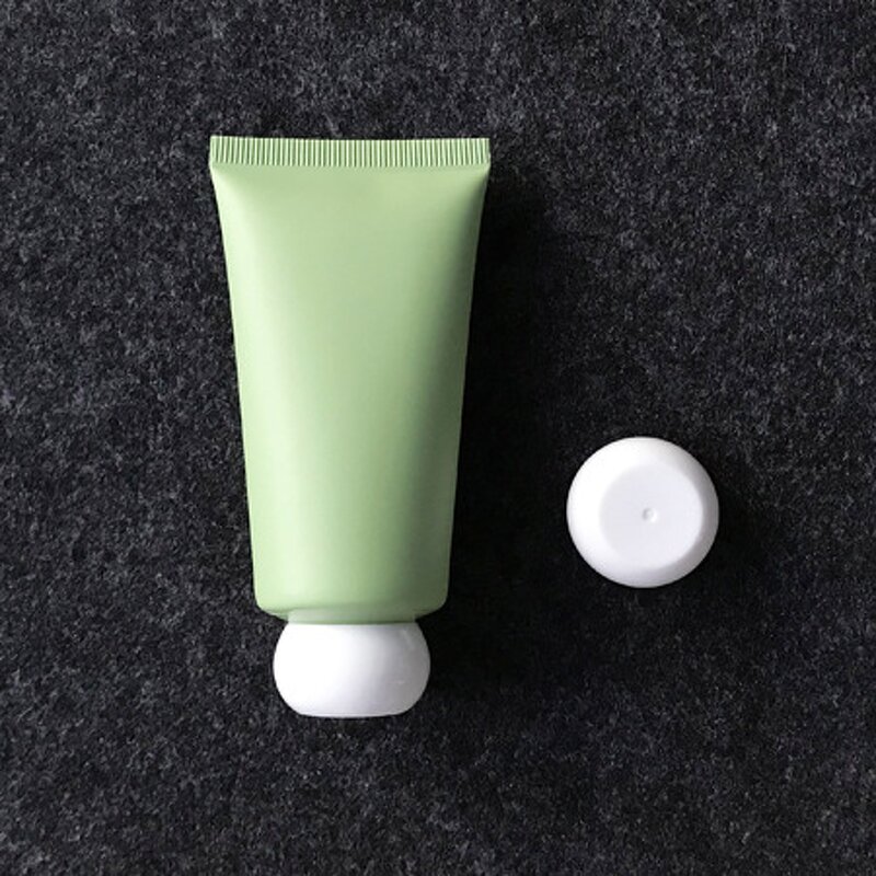 Cosmetic Tube Manufacturer - Inventory 50ml Environmentally-friendly Matte PE Plastic with Screw Cap for Eye Cream & Face
