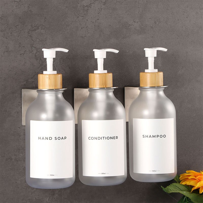 Hair Oil Bottle Manufacturer - Wholesale 10oz 16oz Lotion Shower Envases De Shampoo 500ml 300m Lscrub Container 500ml