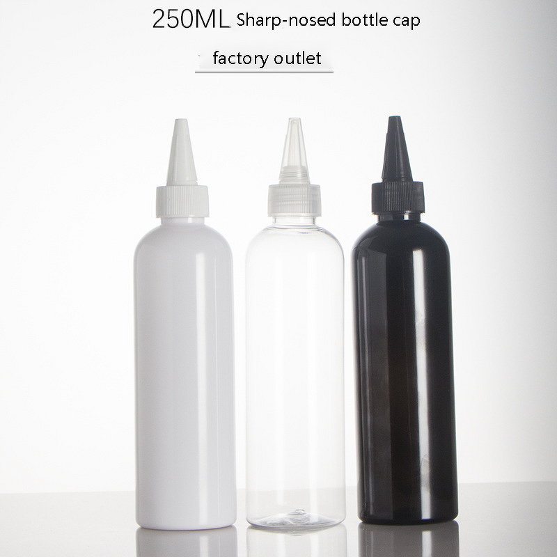 Hair Oil Bottle Manufacturer - Customizable 3oz 4oz 5oz 8oz 12oz Clear Amber PET Plastic With Twist Top Cap Squeeze for