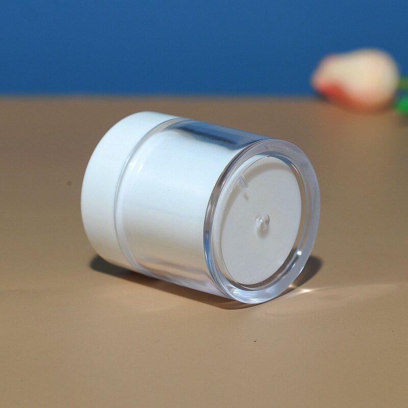 Plastic Cosmetic Jar Manufacturer - 20g 30g 50g White Round Empty for Skin Care Serum Shampoo Face & Hair Cream