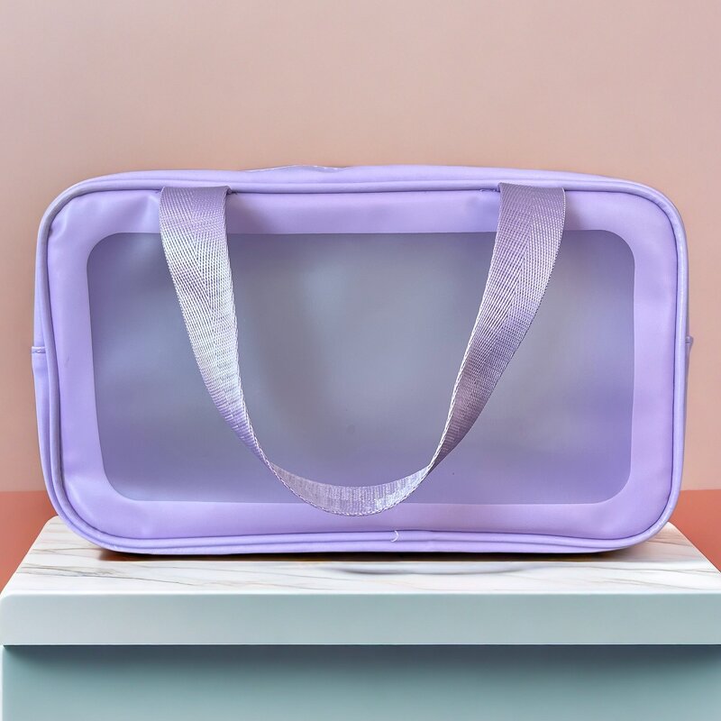 Cosmetic Travel Bag Manufacturer - Large Capacity PVC Waterproof with Zipper for Lipstick Face Mask Lotion Perfume Blush