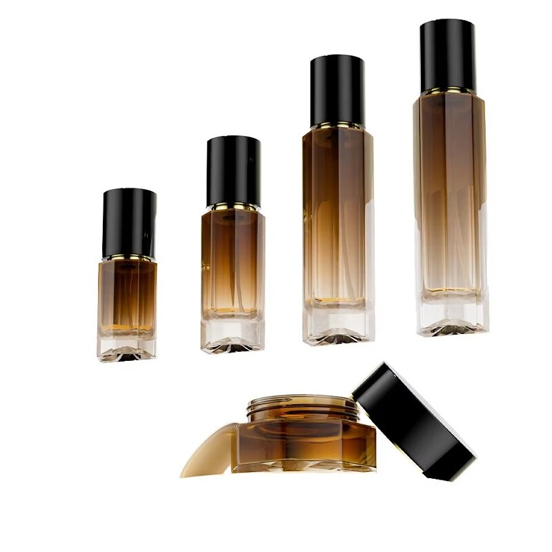 Cosmetics Glass Bottle Manufacturer - New Arrival Luxury 120ml Makeup Empty Face Cream Jar Screw Cap Packaging 50g New