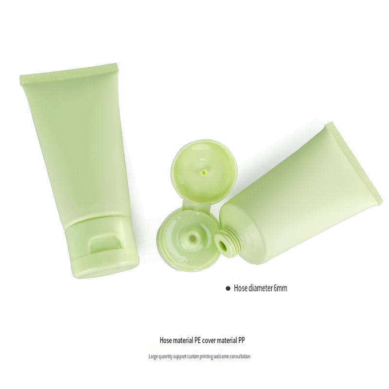 Cosmetic Tubes Manufacturer - Vogue Matte Light Green 50ml/100ml Empty Soft Squeeze Soft Tube for Facial Cleanser Eye