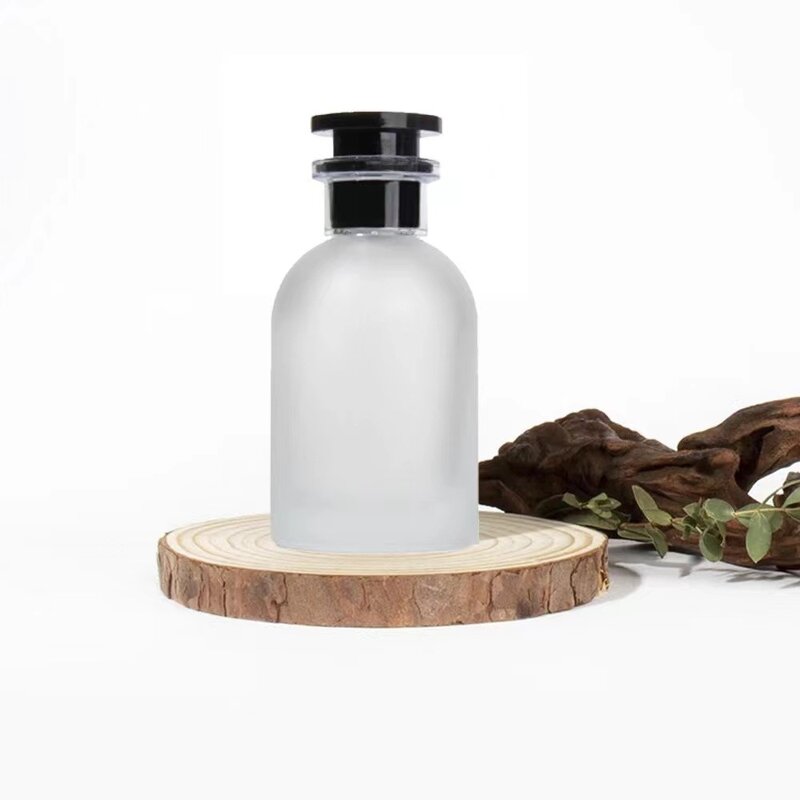 Perfume Bottles Manufacturer - Customizable 30ml 50ml 100ml High Glass Transparent Matte Black Finish Packaging Box for