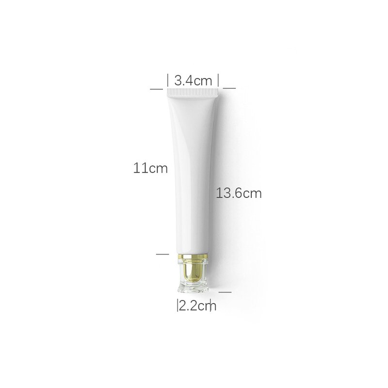 Eye Ointment Tube Manufacturer - White 30ml Squeeze Soft Cosmetic Plastic with Aluminum PBL 30g Tall Thin for Sunscreen and