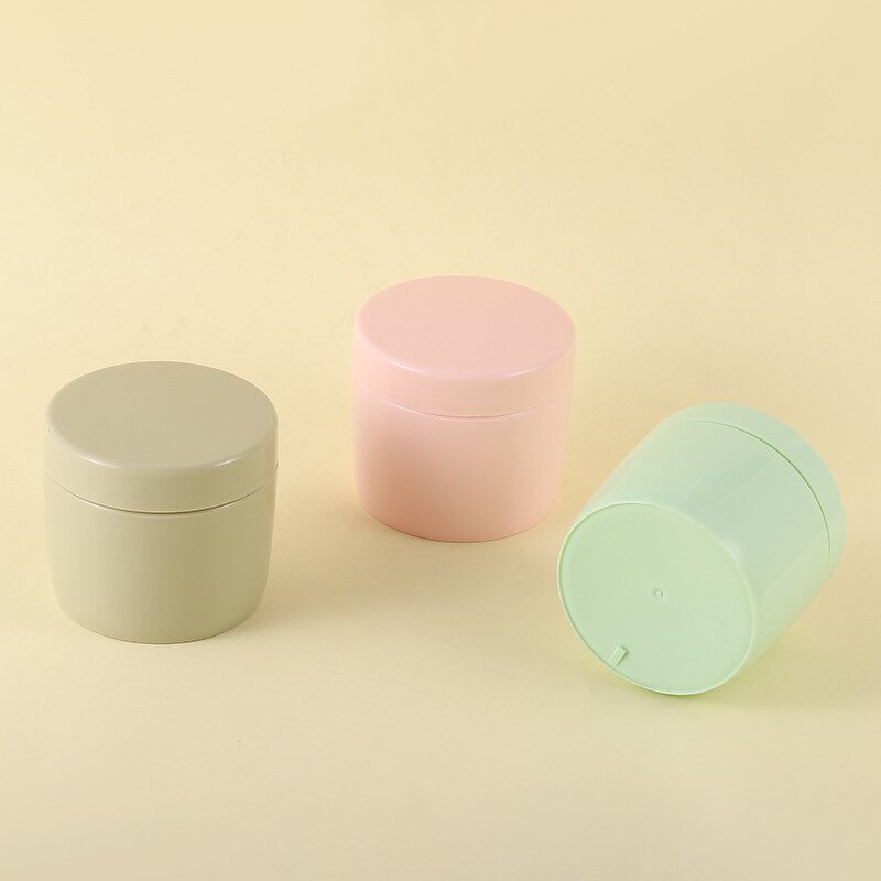 Cosmetic Cream Jar Manufacturer - Stock 250g Plastic pp White pink Green Color Refillable Skin Care Cream Plastic Body