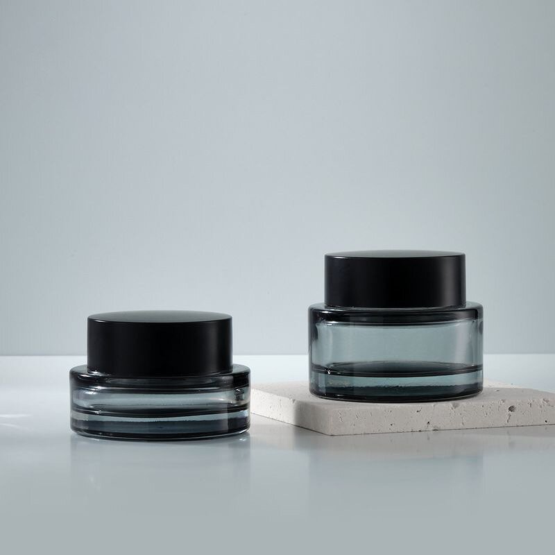 Cosmetics Glass Bottle Manufacturer - New Arrival Luxury 120ml Makeup Empty Face Cream Jar Screw Cap Packaging 50g New