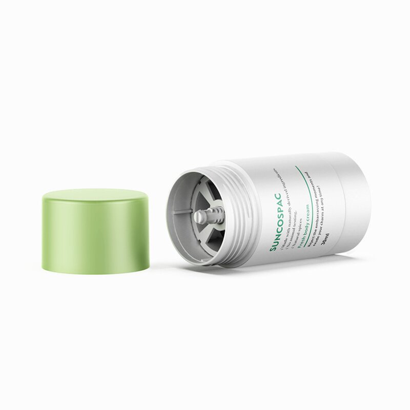 Roller Bead Bottles Manufacturer - Cosmetics 30g 50g 75g Solid Balm Tube Deodorant Roll-on Rotating Body Bottom Canned