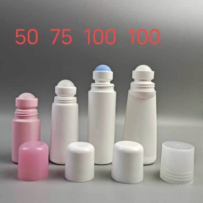 Roller Ball Bottles Manufacturer - Manufacturer Wholesale 50ml Round Plastic for Deodorant Antiperspirant PE Rolling Ball