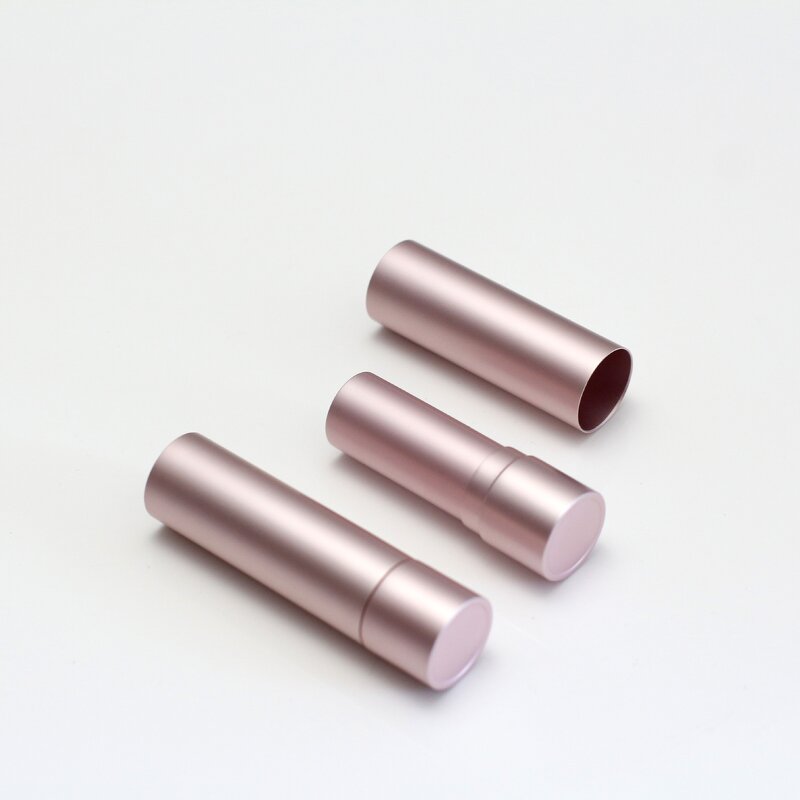 Lip Balm Packaging Manufacturer - New Stock Wholesale 3.5G Round Aluminum Empty Tubes with Screw Cap