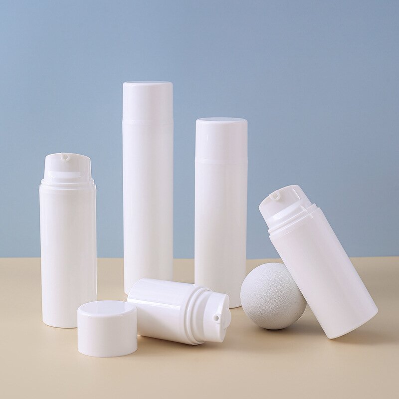 Airless Pump Bottles Manufacturer - In Stock Empty 30ml 50ml 100ml 120ml 150ml Plastic for Cream and Lotion Cosmetics