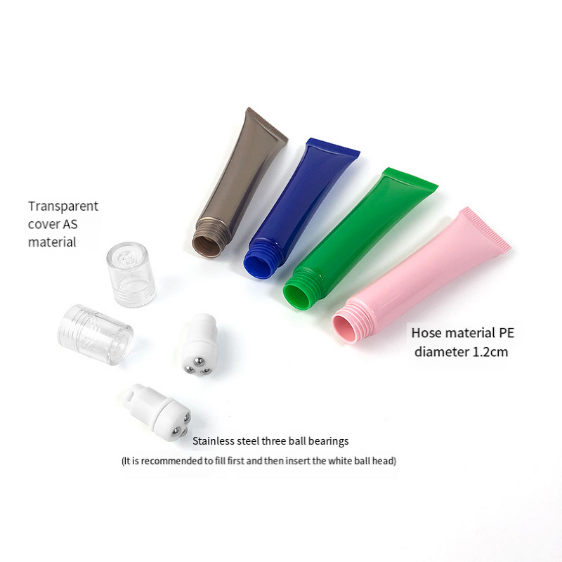 Eye Cream Tube Manufacturer - 15g 20g 30g Empty & Face Mask Roll Ball Cosmetic PE Material Soft Hose Containers Squeeze