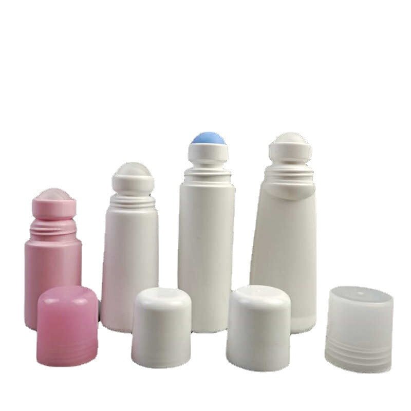 Roller Ball Bottles Manufacturer - Manufacturer Wholesale 50ml Round Plastic for Deodorant Antiperspirant PE Rolling Ball