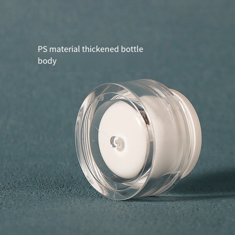 Cosmetic Sample Bottles Manufacturer - In Stock Double Layer 5G Plastic Acrylic Cap Face Cream Travel Portable Trial Jar