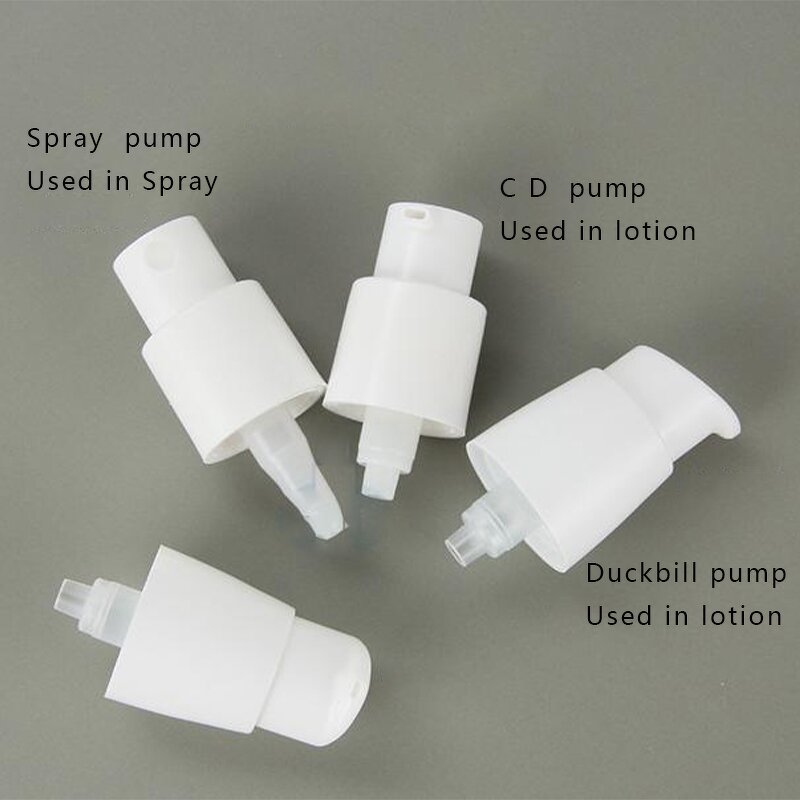 Airless Pump Bottles Manufacturer - Stock 15ml-100ml Skin Care Lotion Spray Bottle Clear Frosted Matte Plastic with White