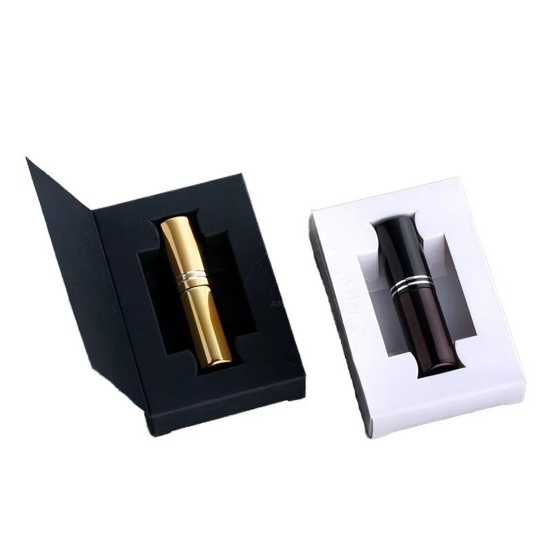 Perfume Bottle Manufacturer - 3ml 5ml 10ml Refillable Round Glass with Box for Small Sample Test Screen Printing