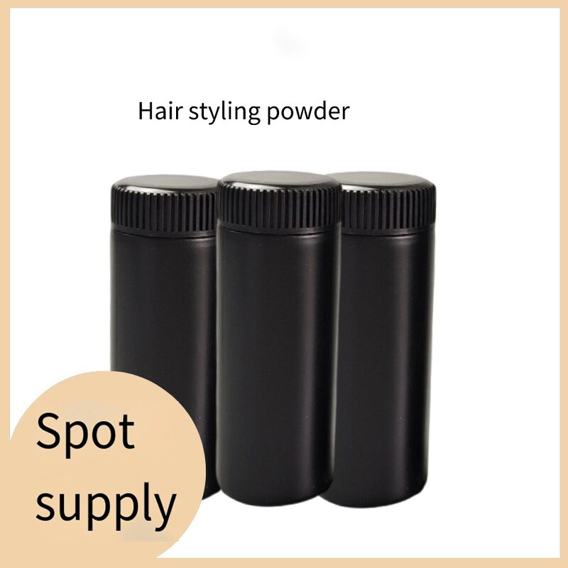 Loose Powder Containers Manufacturer - Customizable 10g Black Mini Empty Cosmetic Plastic Talcum Powder for Shampoo Spray