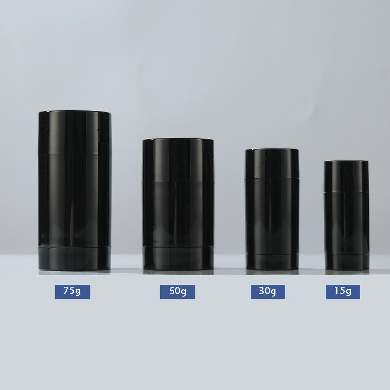 Plastic Container Manufacturer - 15ml 30ml 50ml 75ml ABS Twist-up Bottom Refillable Stick Deodorant Skin Care Including