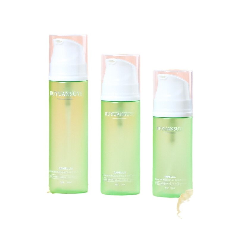 Foam Dispenser Pump Bottles Manufacturer - 100% PCR Reusable PET 100/120/150 ML Clear Purple Green Frost Facia Cleanser