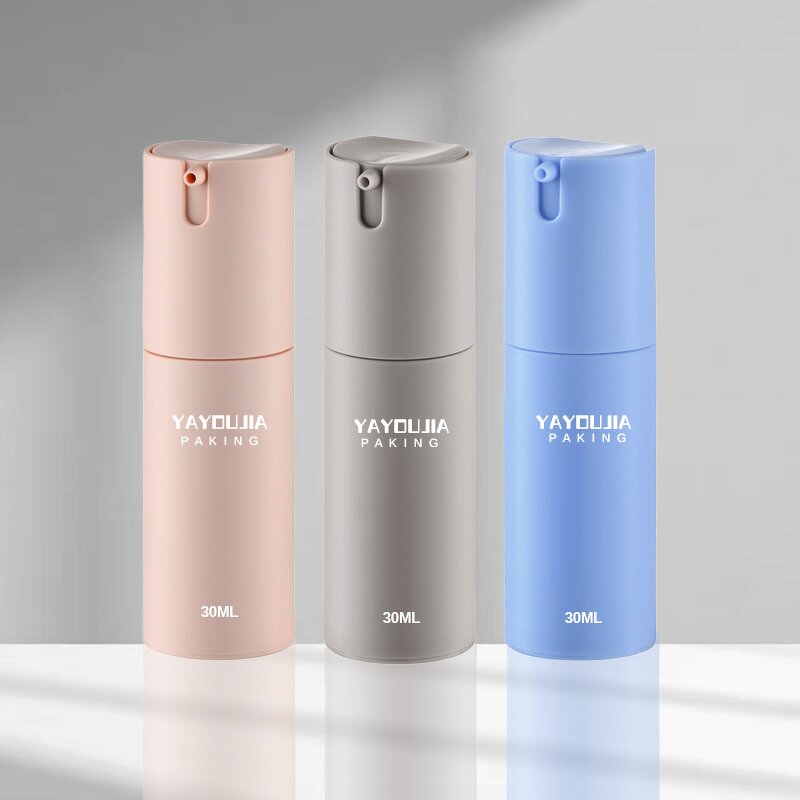 Facial Serum Bottle Manufacturer - 2026 New Arrival 30ml Empty Travel Vacuum Cosmetic Airless Lotion Pump for Skincare
