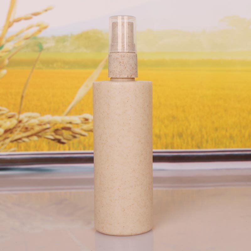 Wheat Straw Plastic Bottles Manufacturer - Biodegradable 20ml 30ml 50ml with Soft Tube Cosmetics and Lotion Hotel Amenities