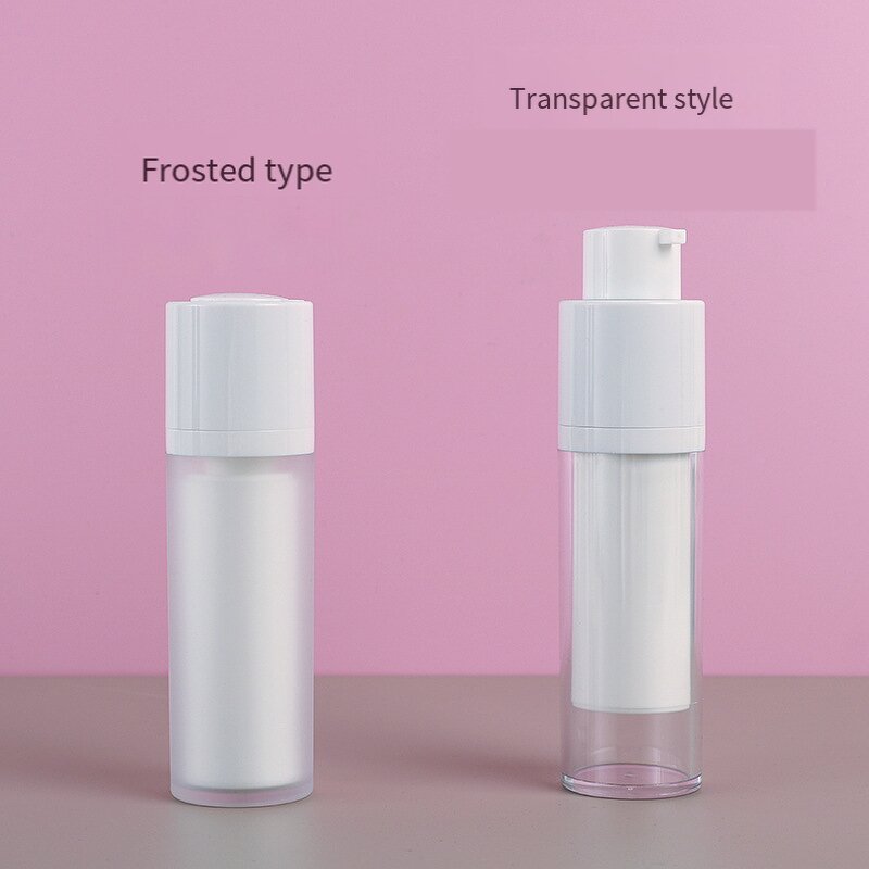 Vacuum Bottles Manufacturer - Wholesale 15ml 30ml 50ml Refillable Frosted Square Acrylic with Airless Pump for Cosmetic Lotion