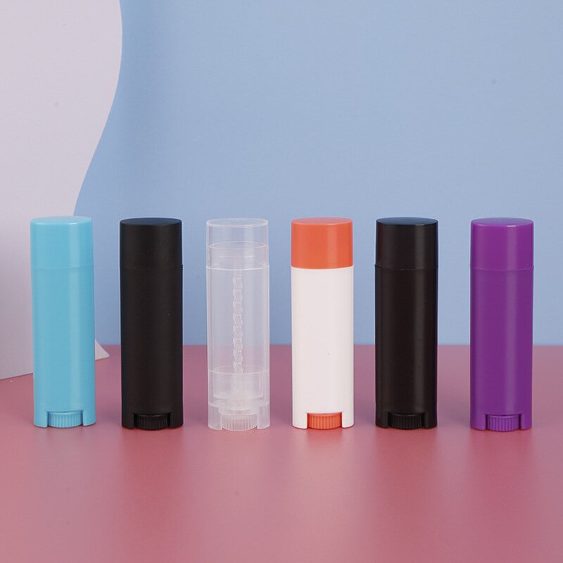 Lip Balm Tube Manufacturer - 0.15oz 4.5ml 4.5g Clear Black Mini Twist-up Empty PP Plastic Container Screw for Skin Care