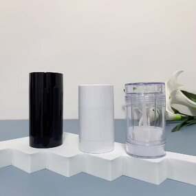 Plastic Container Manufacturer - 15ml 30ml 50ml 75ml ABS Twist-up Bottom Refillable Stick Deodorant Skin Care Including