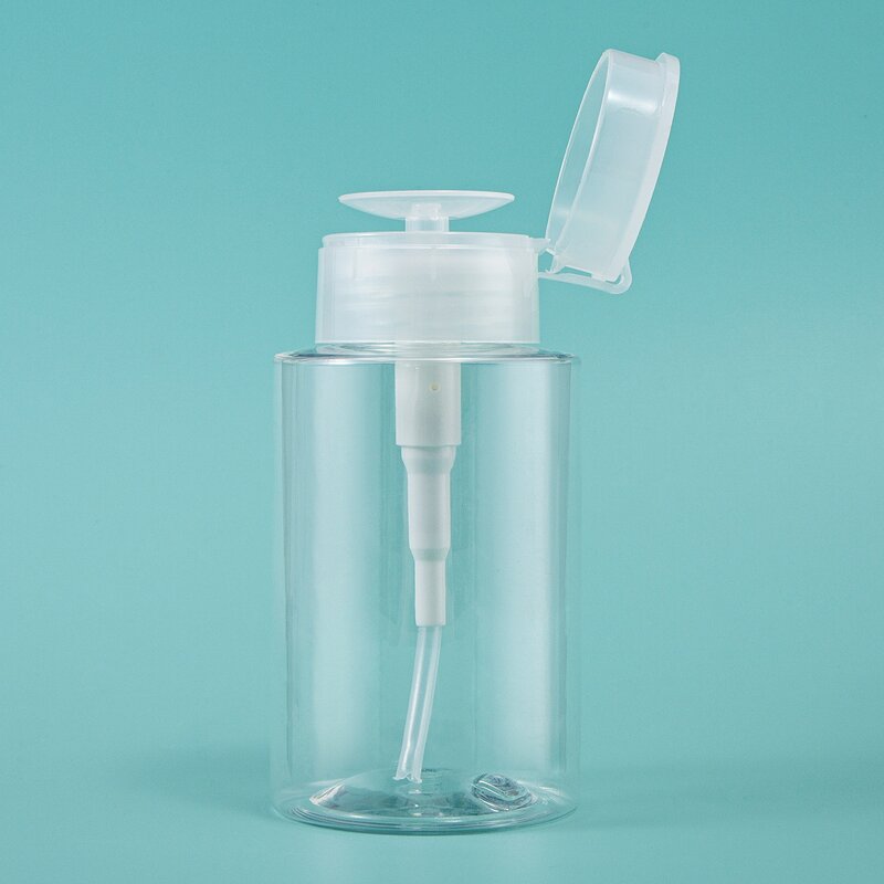 Plastic Bottle Manufacturer - In Stock Empty 100ml 150ml 200ml 300ml Skin Toner Empty Push Down Eye Makeup Nail Polish