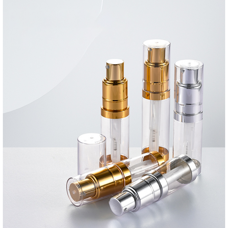 Dry Powder Spray Bottle Manufacturer - Gold and Silver 14ml-60ml for Face Mask and Loose Powder Recyclable PET Plastic