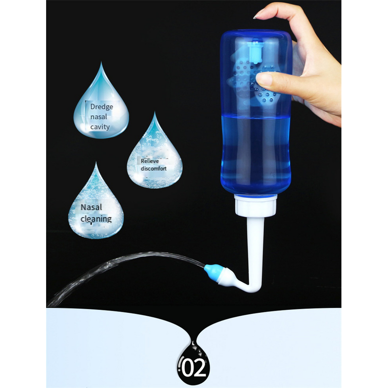 Nasal Cavity Washer Manufacturer - New Portable 300/500ml for Sinus Allergy Relief and Liquid/Infusion Use