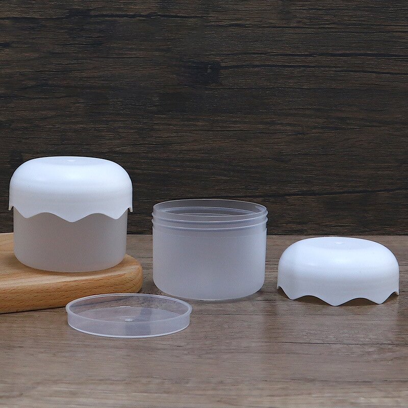 Plastic Jars Manufacturer - Custom 120ml Multi Colors Wide Mouth Slime Containers Yogurt Pudding PP with Lid