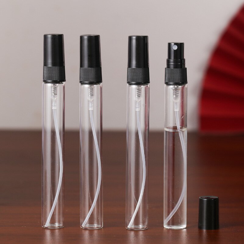 Perfume Sample Bottle Manufacturer - 2025 New Mini 2ml 3ml 5ml 10ml Glass with Plastic Screw Cap Wholesale for Eye Cream