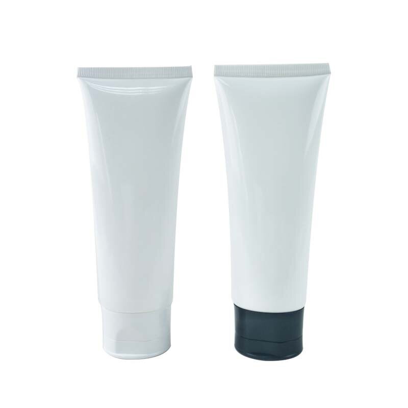 Plastic Tube Manufacturer - 100ml Simple Matte Portable Cosmetic Soft Squeeze with Flip Top Lid and Pump Sayer Sealing