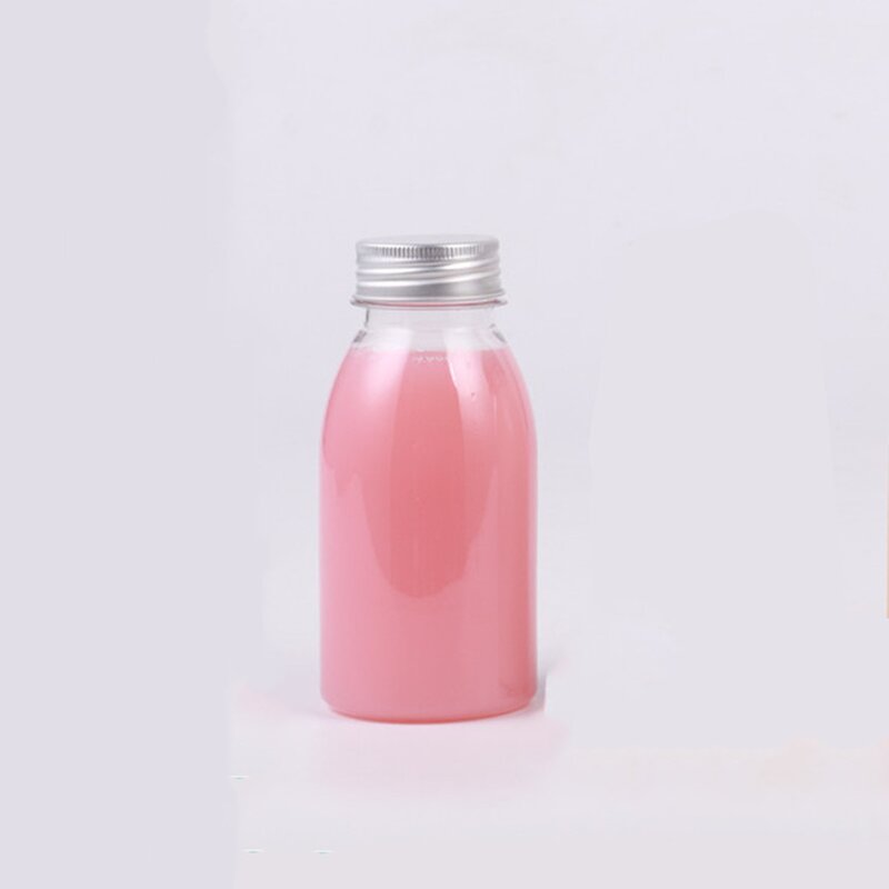 Plastic Bottle Manufacturer - Transparent 250ml/8oz round Screw Lid Empty for Juice Pet Water Soda Energy Drinks Whisky