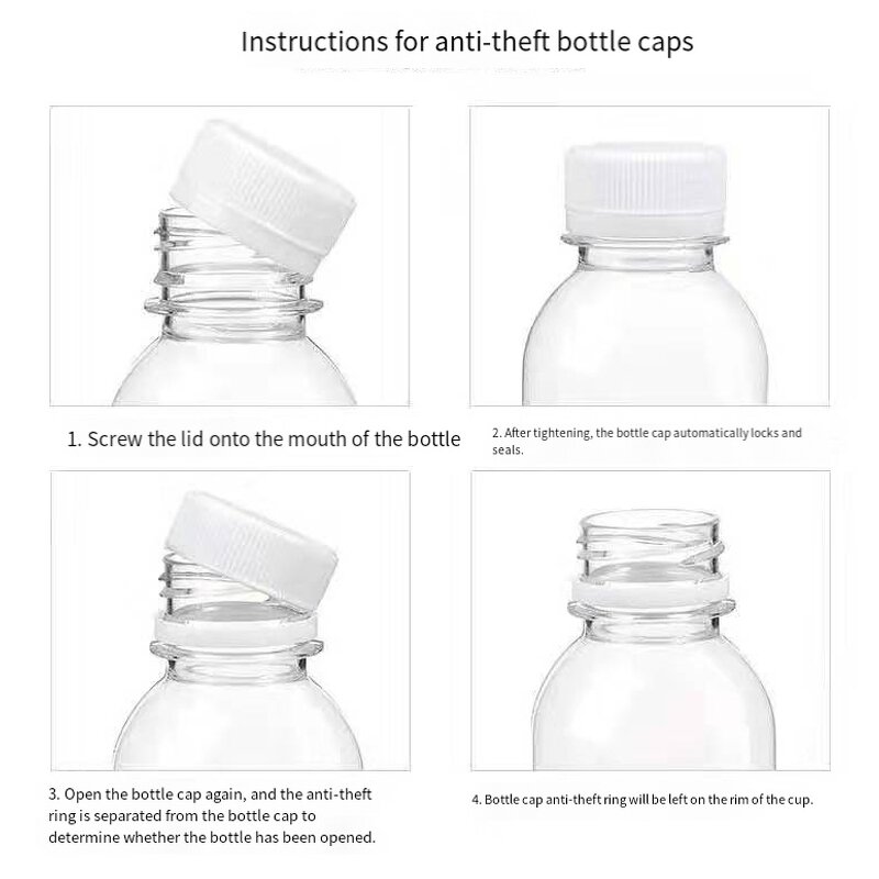 Plastic Juice Bottles Manufacturer - 500ml Food-Grade PET Transparent for Soda and Energy Drinks with Cap and Spray Bottle